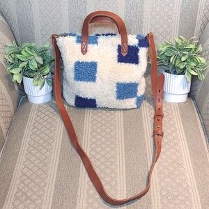 Madewell Small Transport Resourced Sherpa Edition Crossbody Bag